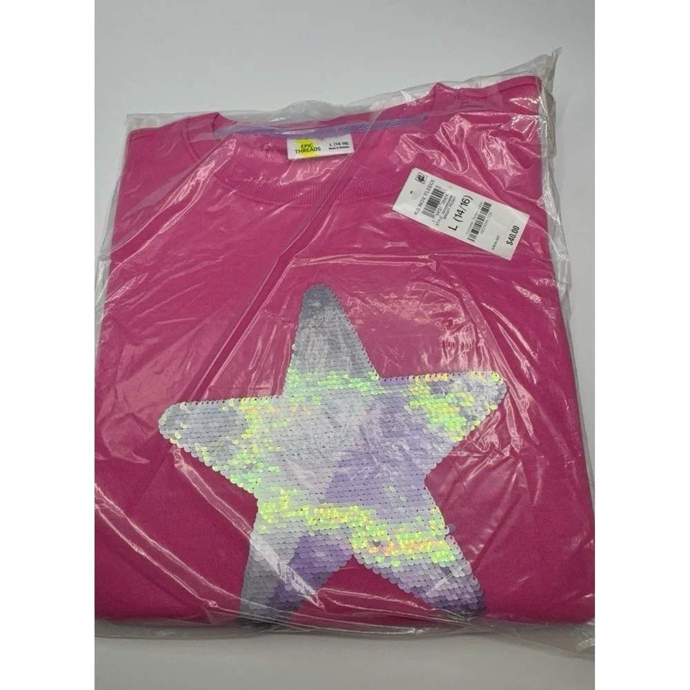 NEW youth girls size large (14/16) Epic Threads long sleeve sweatshirt.